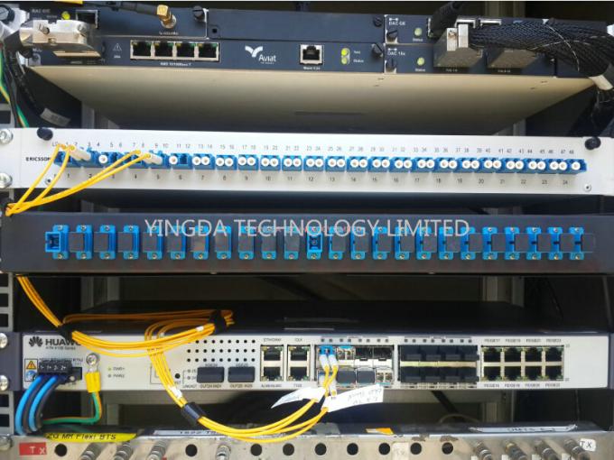 1U 19 pulgadas que resbalan el duplex del LC del puerto del panel de