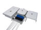Divisor de fibra óptica sin cortar 1x8 de la fibra óptica de 8 ABS de los puertos de la caja plástica de la terminación