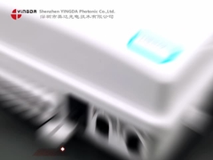 FDB0324 PC blanco SC Caja de terminación de fibra óptica ODB OSB 24 diseño de bisagra de puerto