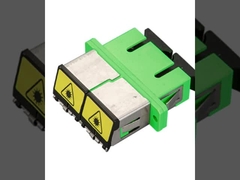 Adaptador de fibra óptica SC/APC a SC/APC Simplex Duplex OS2 de modo único con brida