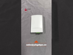 FTB86G 2 núcleo Mini FTTH Fibra óptica de distribución de la salida de la pared placa frontal ABS plástico blanco