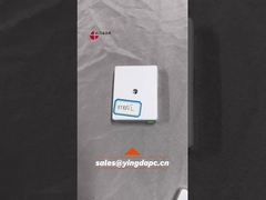 FTB86L SC LC Salida de pared de fibra óptica para el interior Caseta de empalme de material ABS blanco