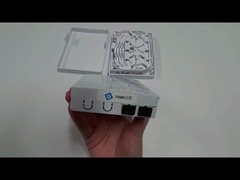 2SC Caja de terminación de fibra óptica de puerto para terminal de roseta óptica de plástico FTTH PON