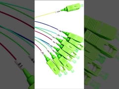 conector unimodal 1260 - 1650 nanómetro del SC APC del divisor óptico G657A del PLC de la fibra 1x3