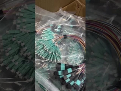 MPO / MTP - LC Fan Out Cables de fibra óptica de 0,9 mm SM Simplex Cables de fibra óptica