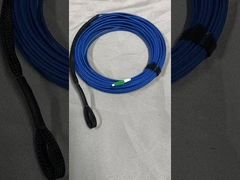 Preterminado FTTH Cordón de parche de fibra óptica blindado LC APC UL V0 Retardante de llama
