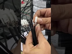 Cable de caída FTTH para interiores Cable de distribución de fibra óptica de acero FRP G657A2 LSZH