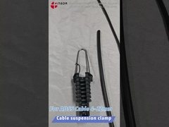 Clampada de tensión de cuña 2KN Protectora preformada para kits de instalación de cables ADSS