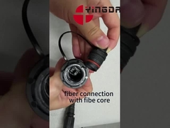 PDLC / DLC GYFJH 4 núcleos de fibra óptica para uso al aire libre