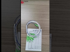 1 x 8 separador de PLC de fibra óptica