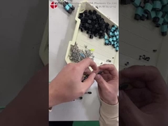 Ensamblaje de cable troncal de latiguillo de fibra óptica MTP MPO APC hembra a macho, polaridad B 12