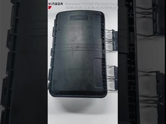 Caja de empalme de cable de fibra PP + GF a prueba de agua 290 * 190 * 110 mm Capacidad para 24 núcleos