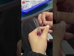 YINGDA Alta Velocidad 8Fibra MPO Hombre a LC OM3 Fanout Cordón de Parche Modo único 9/125um Breakout 100G 400G