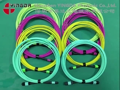 400G MPO Cable MPO a MPO Cordón de parche Femenino OM3 16 Tipo de fibra B 5M