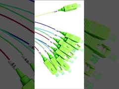 Distribución eficiente de señales ópticas Fibra óptica PLC Splitter 1*4 Sin conector para redes PON