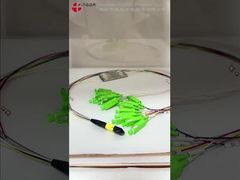 Fibra óptica PLC Splitter MPO a conector SC 16 núcleos