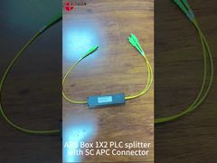 Banda ancha de ventanas dobles FBT Cassette de acoplamiento 2 mm 1 x 2 SFF ABS ISO SGS ROHS