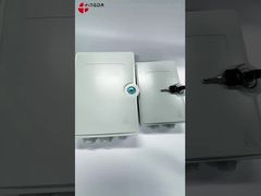 Caja de derivación de fibra óptica IP65 para exteriores, 2 puertos, plástico, polímero, material plástico sintético