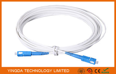 comprar Cordón de remiendo interior de la fibra óptica de FTTH 3M con miembro de fuerza de los conectores FRP del SC/del UPC Fabricación en línea