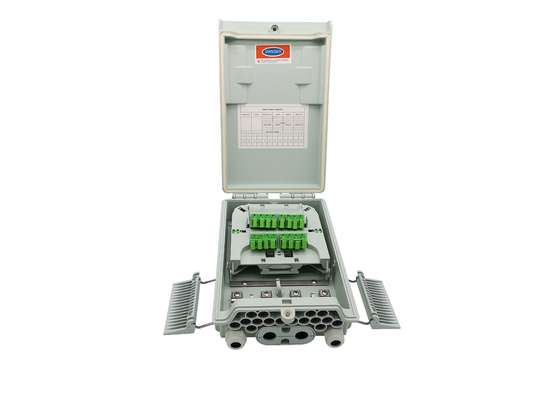 comprar La terminación exterior del cable fibroóptico de la CAJA de la SIESTA encajona 16 la aprobación de los puertos IP65 ISO ROHS Fabricación en línea