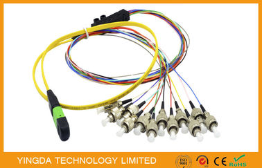 comprar Cable del tronco de la fibra de la base de FC 12, modo 0.9m m de 3M de la cinta del cable de MTP MPO solo Fabricación en línea