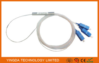 comprar Conector de acero del SC del metro LSZH G657A del PLC 900um 1 del divisor del tubo Fabricación en línea