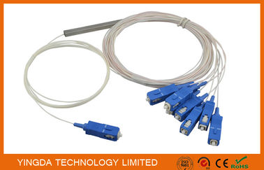comprar GPON 1 x módulo del divisor de Blockless del divisor del Plc de la fibra óptica 8 con el cable Smf-28e G657 de 0.9m m Fabricación en línea