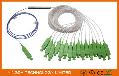 comprar Conectores pasivos del SC APC del solo modo de Mini Optical Splitter 1*16 900um de la fibra óptica de GPON FTTH Fabricación en línea
