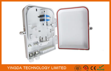 comprar caja de cable del descenso del soporte de la pared de la caja del divisor del PLC 1x8, 16 puertos con el panel IP65 del adaptador del SC de las glándulas Fabricación en línea