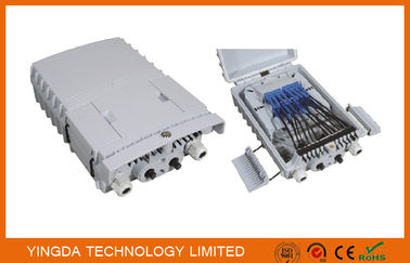 comprar Caja de distribución blanca de la fibra de Ftth de la PC del negro de la caja del divisor de la fibra óptica IP65 Fabricación en línea