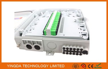 comprar 12 corazones 8 quitan el corazón a la caja de distribución del PLC Spiltter de la caja de la terminación de la fibra óptica de FTTH/de la caja de distribución IP65 Fabricación en línea