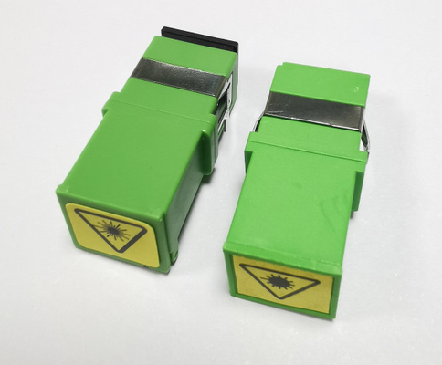 comprar Obturador a una cara del adaptador SM de la fibra óptica del SC APC sin verde del reborde Fabricación en línea