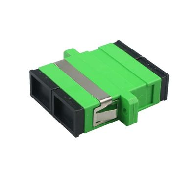 comprar SC plástico del acoplador del adaptador del conector de la fibra al duplex SM milímetro del SC con el reborde Fabricación en línea
