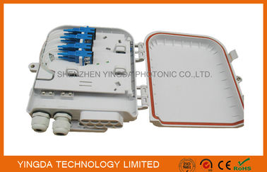 comprar Impermeabilice la caja del divisor de la fibra óptica del SC de 1 x 8 Plc LC, caja de conexiones 8Drops de la fibra óptica Fabricación en línea