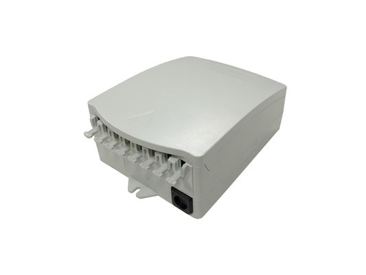 comprar Cable de descenso plano interior terminal del puerto FTTH NAP Box For 2*5 de la caja 8 de la fibra óptica del soporte de la pared Fabricación en línea