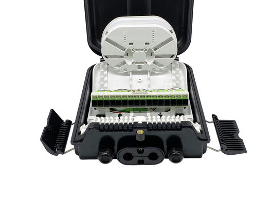 comprar 24 bases FTTH poste montaron la caja de la terminación del cable de fribra óptica del adaptador de las coletas del divisor Fabricación en línea