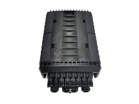comprar Cierre común del divisor al aire libre negro de los PP del cierre del empalme de la fibra óptica del cable de descenso de IP68 16Ports FTTH Fabricación en línea