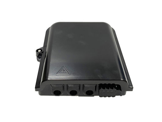 comprar YINGDA 8Ports Fibra óptica caja divisora para la distribución de cables de caída FTTH Negro 8 núcleos SC Allen tornillo UL94 V0 Fabricación en línea