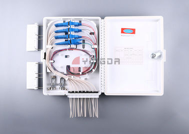 comprar 16 blanco de la caja FDB0216G de la terminación de la fibra óptica del puerto con el divisor del PLC de SC/APC Fabricación en línea