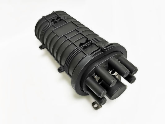 comprar 288 núcleos IP68 FTTH Cúpula Fibra óptica de empalme Cierre de empalme de reducción de calor Sello aéreo montado Fabricación en línea