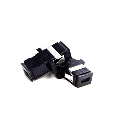 comprar Adaptador de fibra óptica SC Simplex con brida y acoplador óptico de plástico de modo único Fabricación en línea