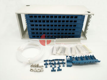comprar 72 el panel de remiendo de fibra óptica de la fibra óptica ODF del puerto, SC de la unidad de la distribución de la fibra del soporte de estante Fabricación en línea