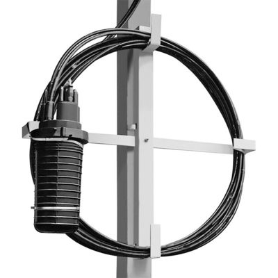 comprar Estante de almacenamiento de cables de fibra óptica de acero inoxidable al aire libre en la torre del poste con cierre Fabricación en línea