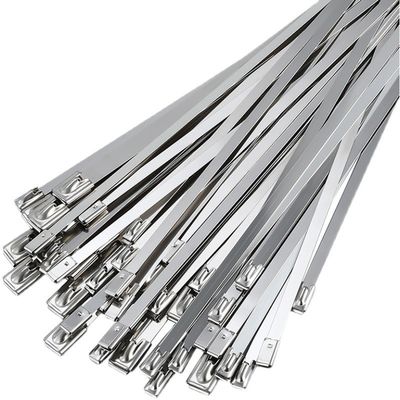 comprar Cintas de correa de pelo de acero inoxidable de bloqueo automático para telecomunicaciones / semáforos / monitores / cables de fibra óptica Fabricación en línea