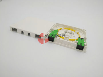 comprar Placa frontal interior de la fibra al blanco casero del SC ABS+PC de los puertos del panel 2 del enchufe de pared Fabricación en línea
