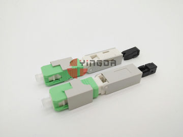 comprar La fibra óptica rápida mecánica del SC archivó el verde instalable de APC del conector pre pulido Fabricación en línea