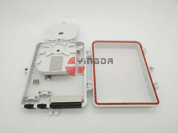 comprar 24 cajas de la terminación de la fibra óptica del cable de descenso de los puertos FTTH para el soporte de la pared del cable de alimentación de la distribución Fabricación en línea