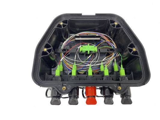 comprar El aire del soporte de poste desequilibró SC de la caja de la fibra óptica del divisor de la SIESTA 8 hacia fuera SC/APC CTO 1X8 1X2 el mini Fabricación en línea