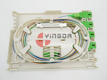 comprar caja de distribución del divisor de 1 x 4 PLC OTB montado en la pared interior con la cubierta a prueba de polvo Fabricación en línea