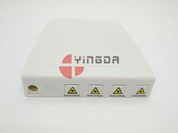 comprar 3 puertos 4 mini ABS de la caja de la terminación de los corazones FTTH para la entrada ROHS del cable de descenso de 7-10m m y de 2x3m m Fabricación en línea